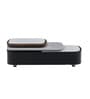 Wave Coffee Table In Black Finish