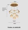Wave Crystal LED Chandelier