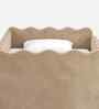 Wave Design Kids Twin Bed in Ivory Colour
