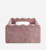 Wave Design Kids Twin Bed In Pink Colour