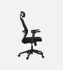 Wave Ergonomic Office Chair with Adjustable Lumbar Support and Headrest in Black Colour