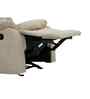 Wave Manaul 1 Seater Recliner With Rocker In Beige Color