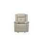 Wave Manaul 1 Seater Recliner With Rocker In Beige Color