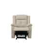 Wave Manaul 1 Seater Recliner With Rocker In Beige Color