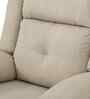 Wave Manaul 1 Seater Recliner With Rocker In Beige Color