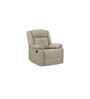 Wave Manaul 1 Seater Recliner With Rocker In Beige Color