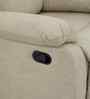 Wave Manaul 1 Seater Recliner With Rocker In Beige Color