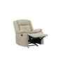 Wave Manaul 1 Seater Recliner With Rocker In Beige Color