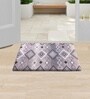 Wave Grey PVC 16x24 Inches Anti Skid Door Mat