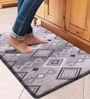 Wave Grey PVC 18x30 Inches Anti Skid Door Mat