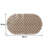 WaveGuard Brown Anti-Slip Shower Mat 38 X 68 cm