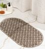 WaveGuard Brown Anti-Slip Shower Mat 38 X 68 cm