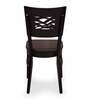 Waves Solid Wood Dining Chair In ErBrown Colour (Set Of 2)