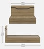 Wavora King Size Bed With Box Storage In Melamine Finish