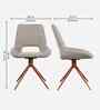 Wavynox 6 Seater Dining Table In Marble Finish With Grey Metal Base