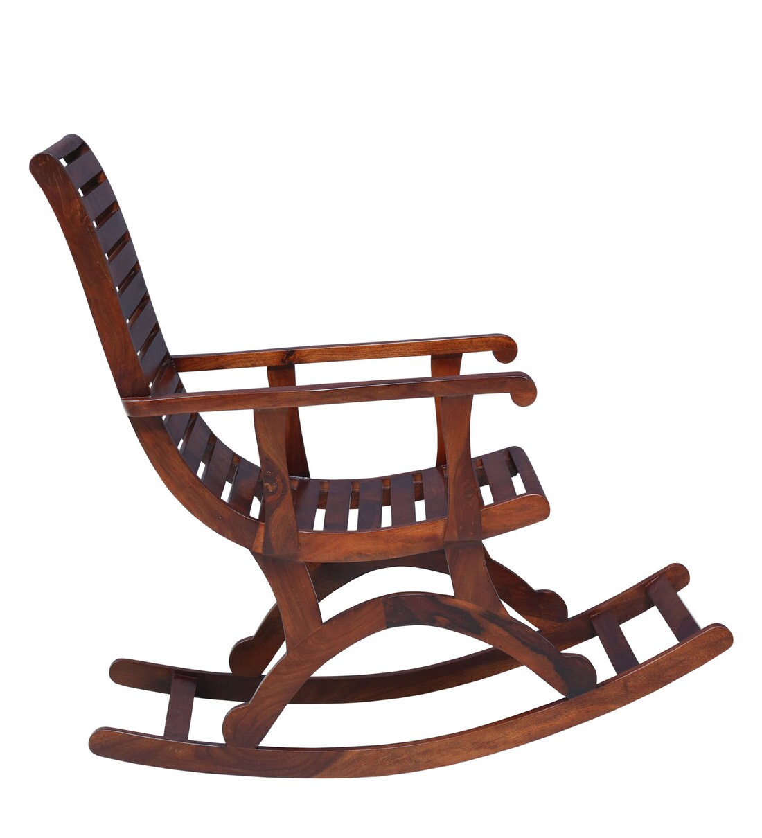 Buy Wellesley Solid Wood Rocking Chair In Honey Oak Finish By