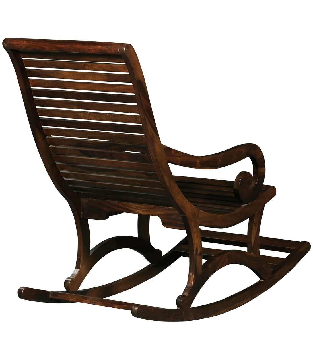 Buy Wellesley Solid Wood Rocking Chair In Provincial Teak Finish By