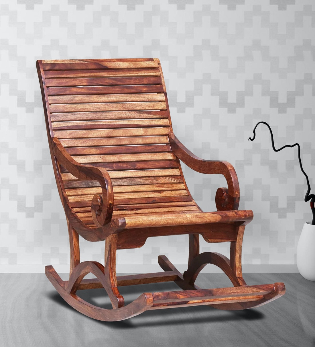 Solid Wood Western Chair