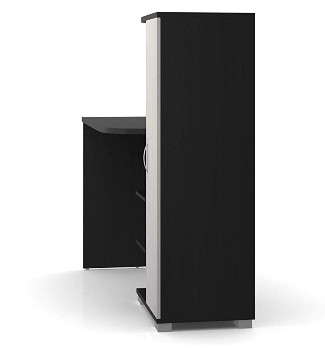 Buy Wesley Study Table in Wenge Finish by Forzza Online Modern