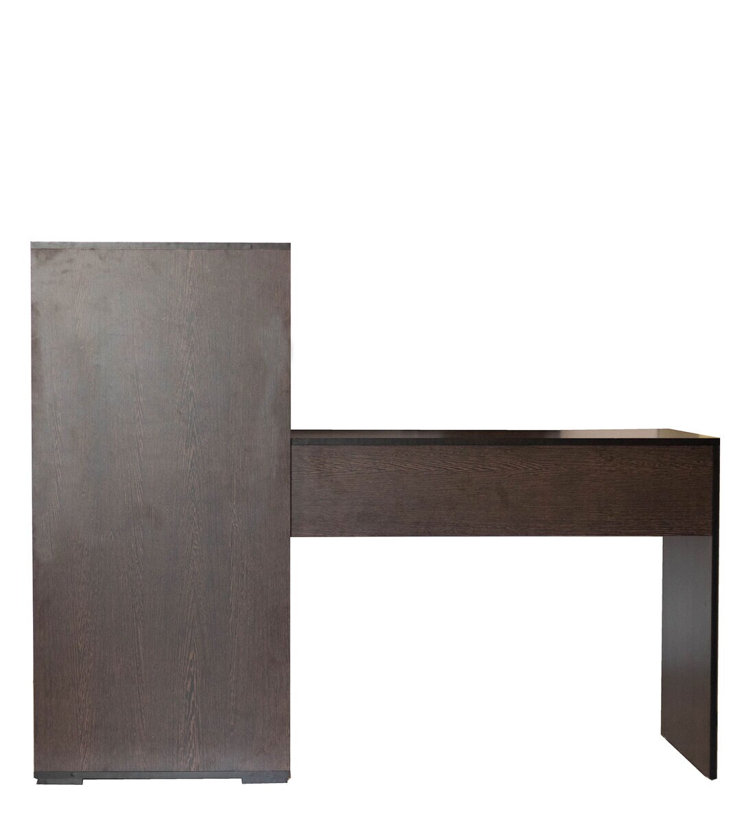 Buy Wesley Study Table in Wenge Finish by Forzza Online Contemporary