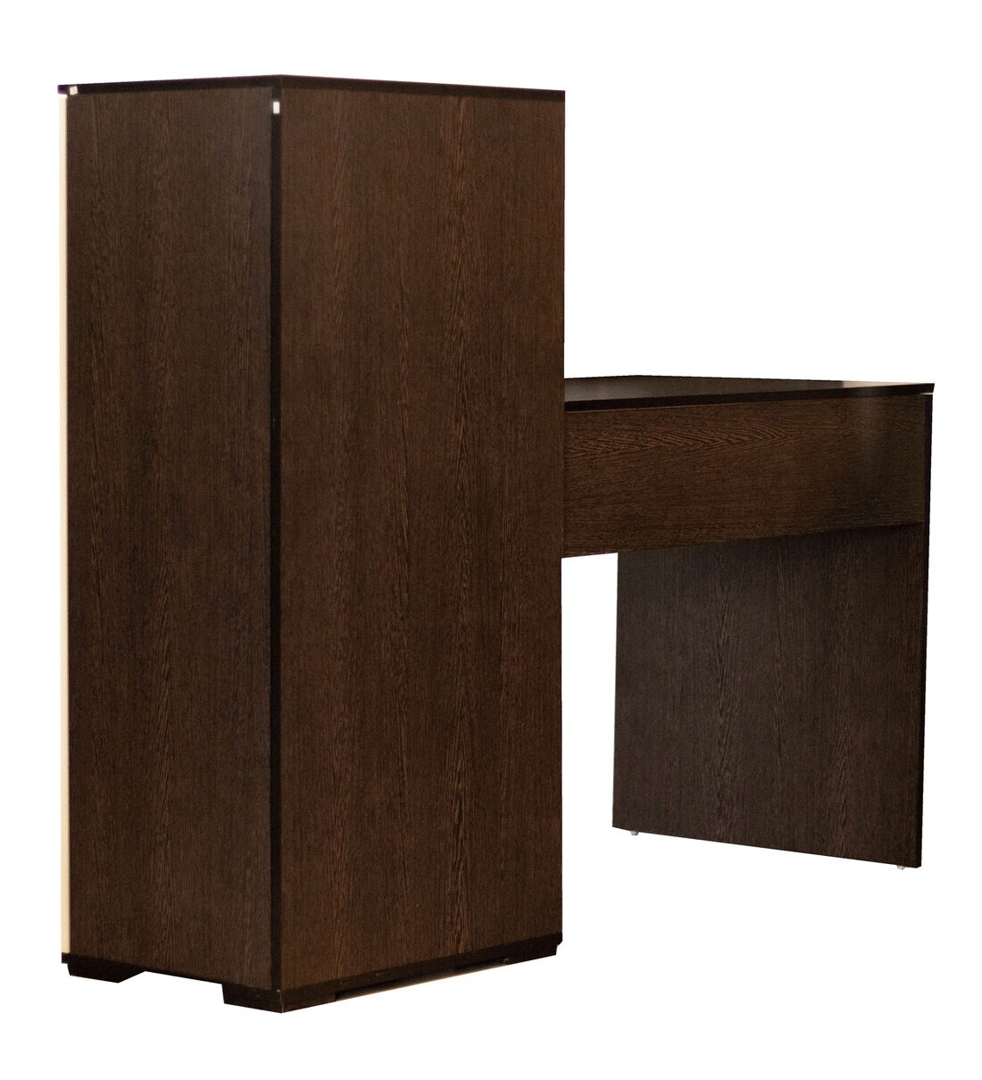 Buy Wesley Study Table in Wenge Finish by Forzza Online Contemporary