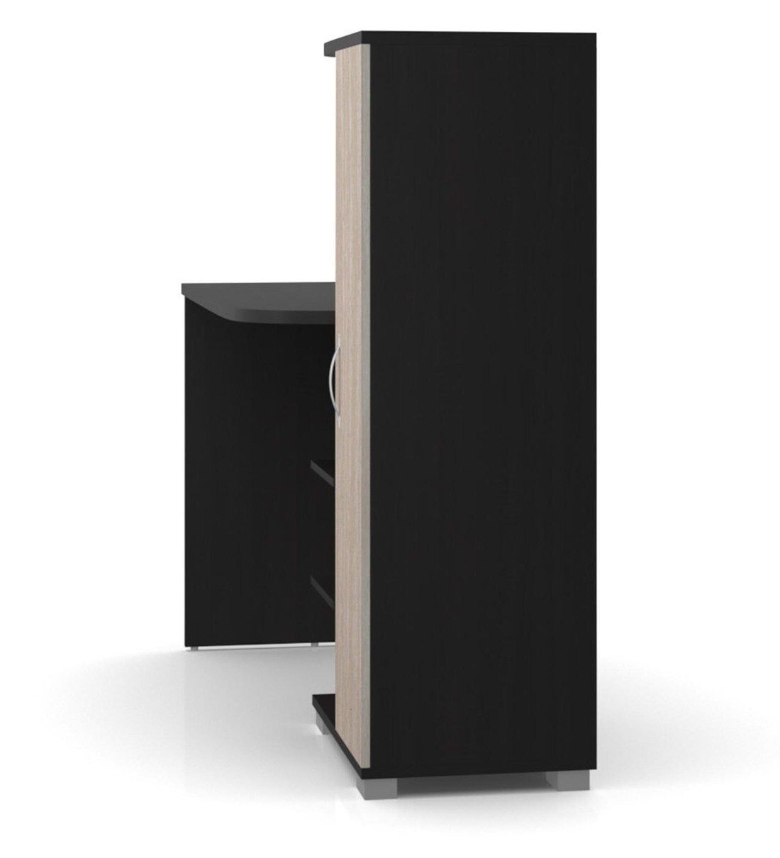 Buy Wesley Study Table in Wenge Finish by Forzza Online Modern