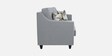 Welly Fabric 2 Seater Sofa In Coin Greyn Colour