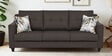 Welly Fabric 3 Seater Sofa In Caspa Brown Colour