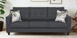 Welly Fabric 3 Seater Sofa In Maba Grey Colour