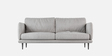 Weston Fabric 2 Seater Sofa in Off White Colour