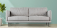 Weston Fabric 2 Seater Sofa in Off White Colour