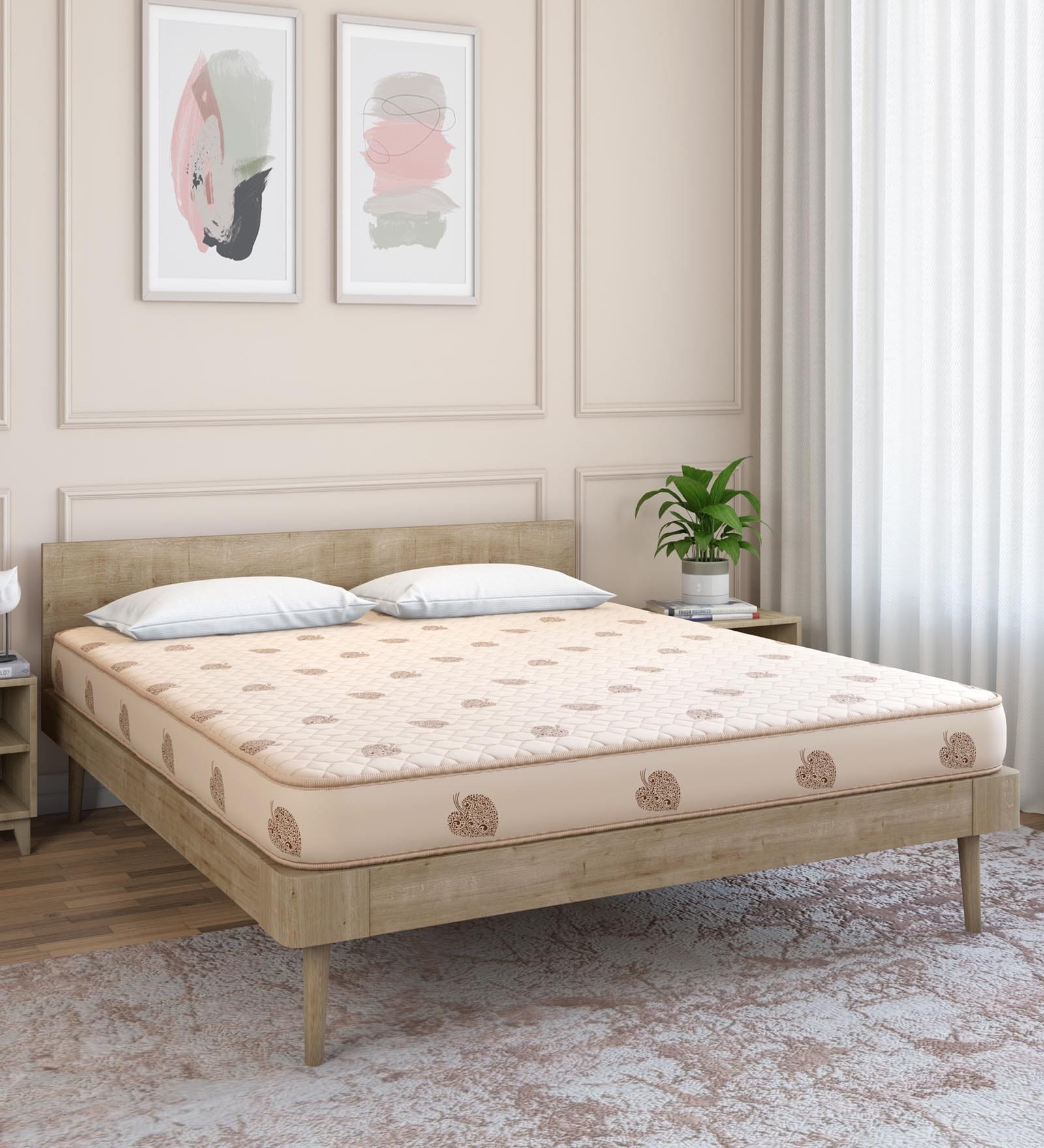 We Bond Rebonded Foam 5 Inch Reversible King Size Mattress