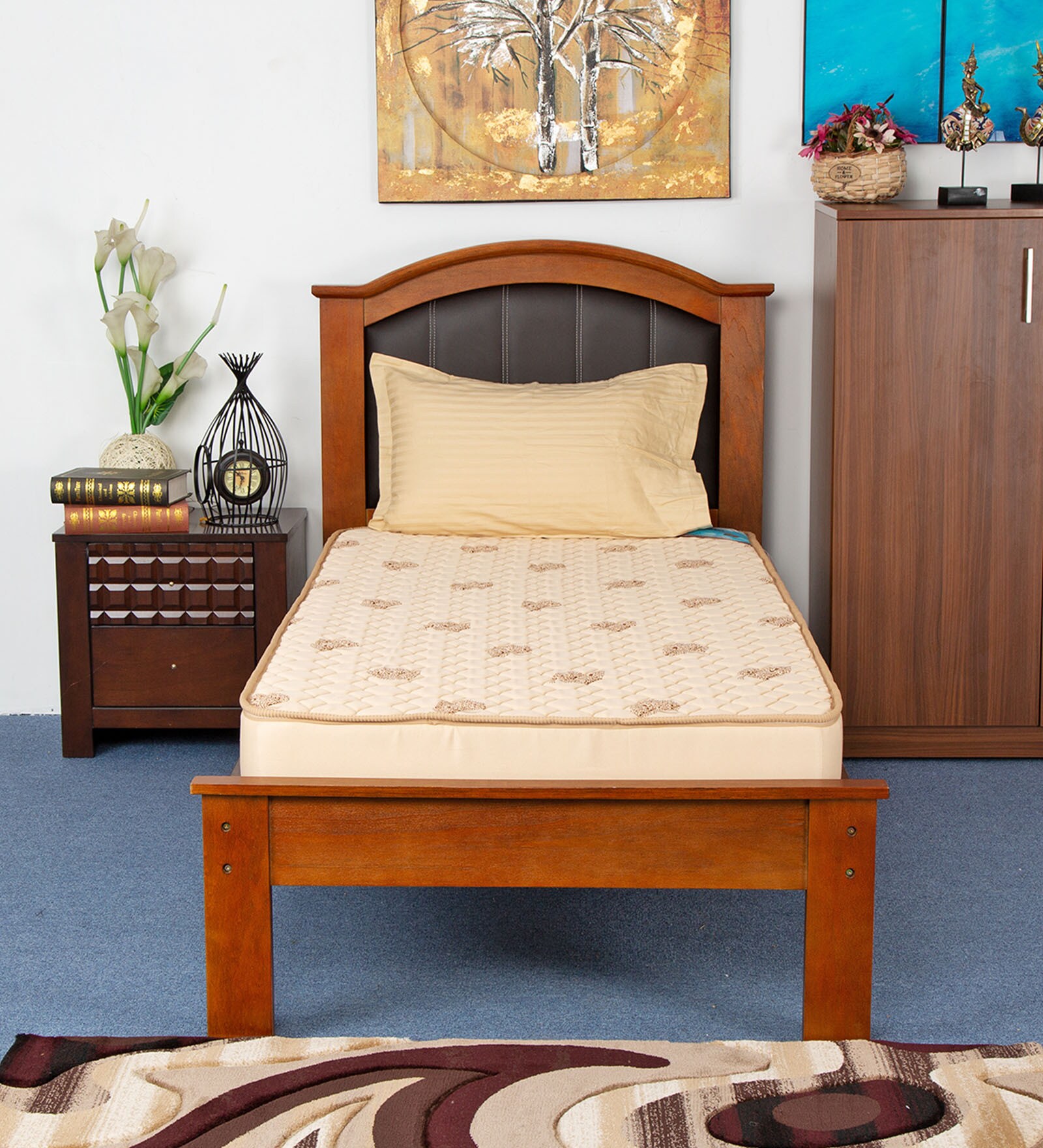 We Bond Single Size Dual Comfort Reversible Bonded Foam Mattress 72x36x5 inch