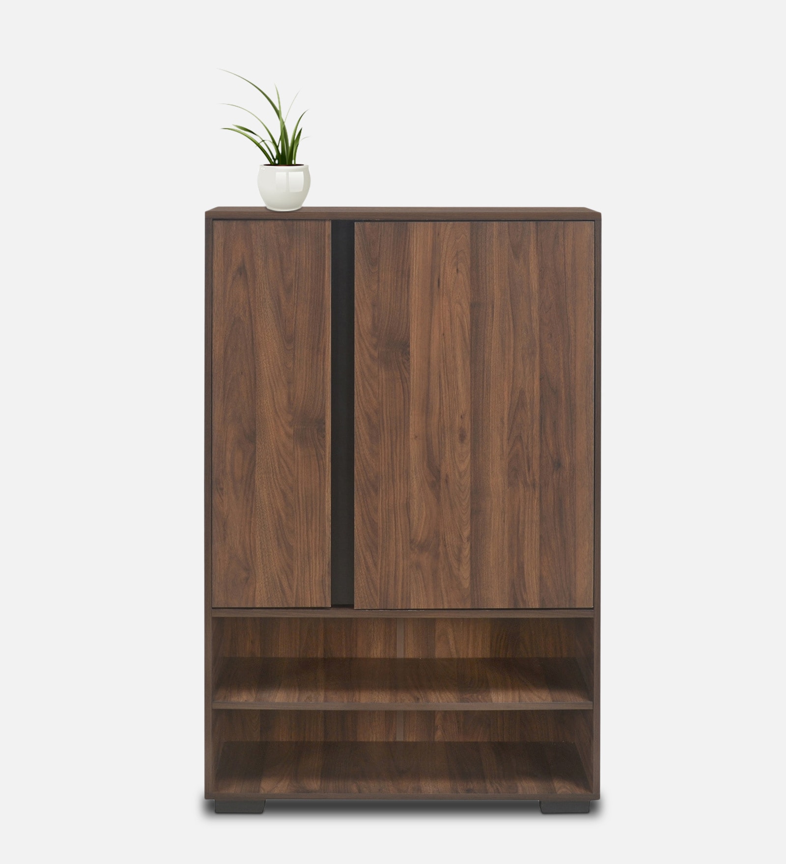 Webster 2 Door Shoe Cabinet In Wenge Finish