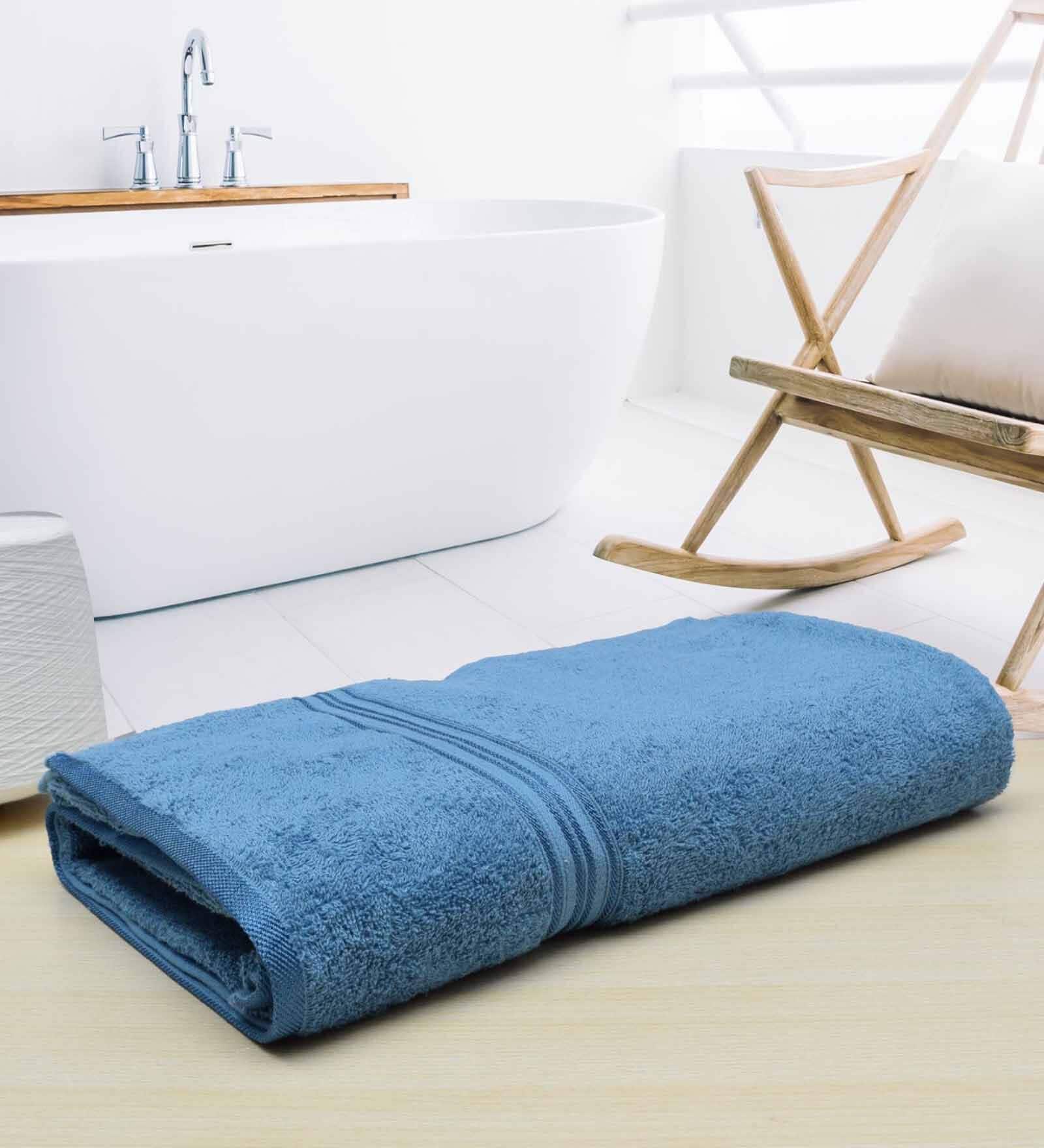 Wedgewood Solid 500 GSM Cotton Bath Towel