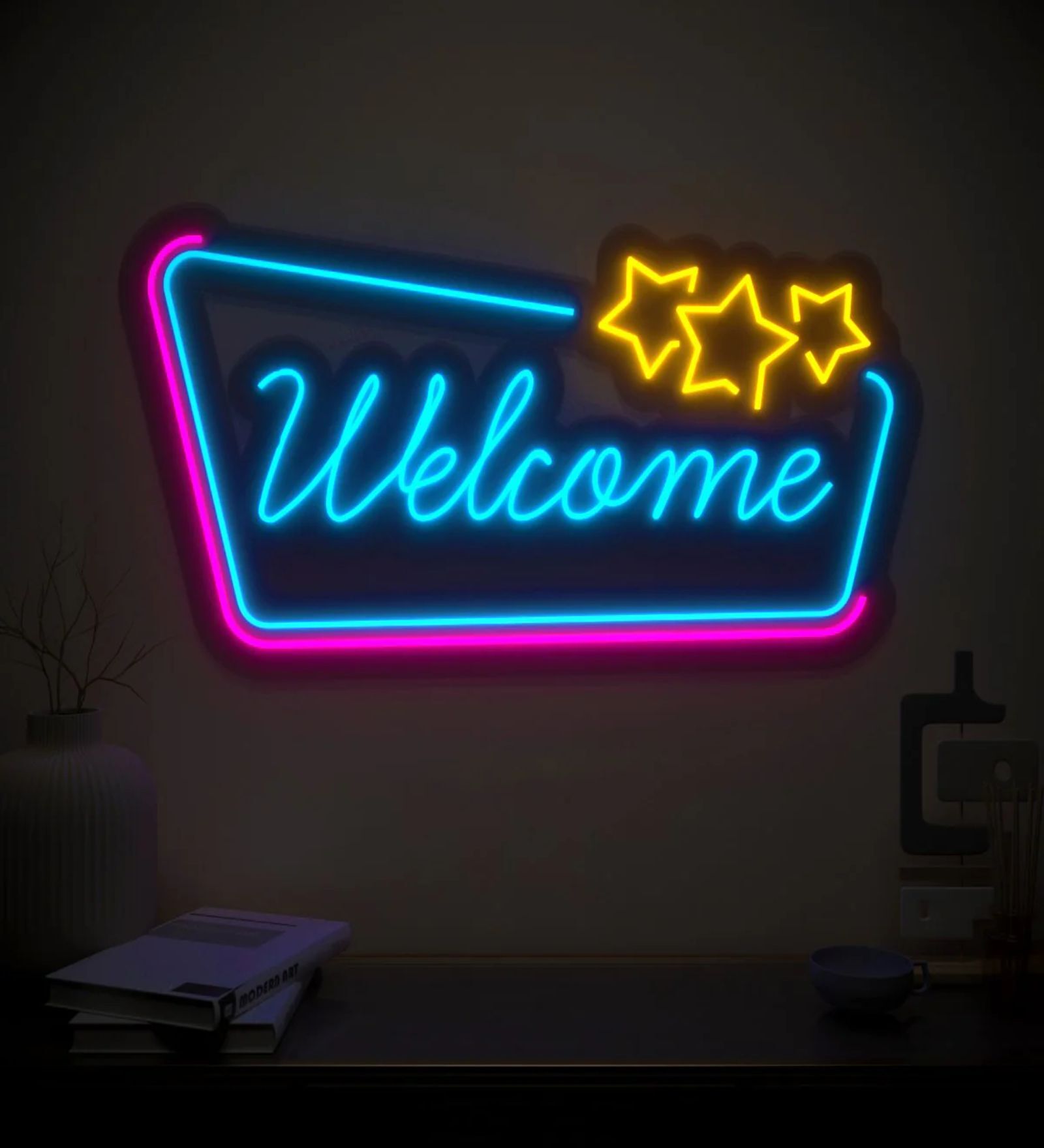 Welcome Neon LED Light