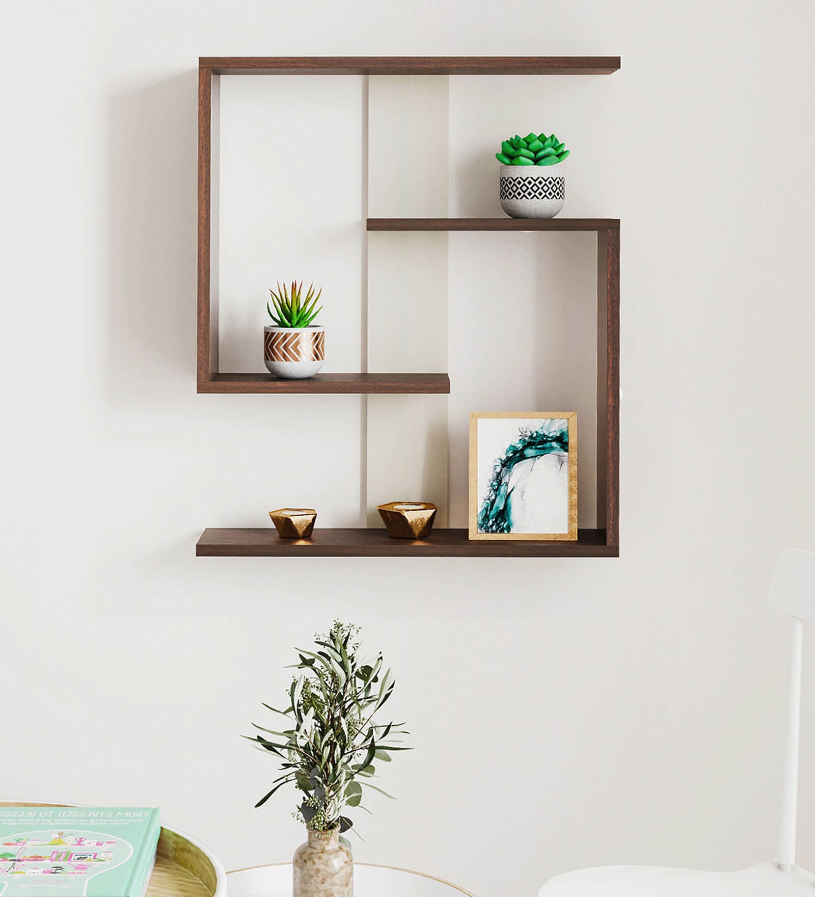 pepperfry wall shelves