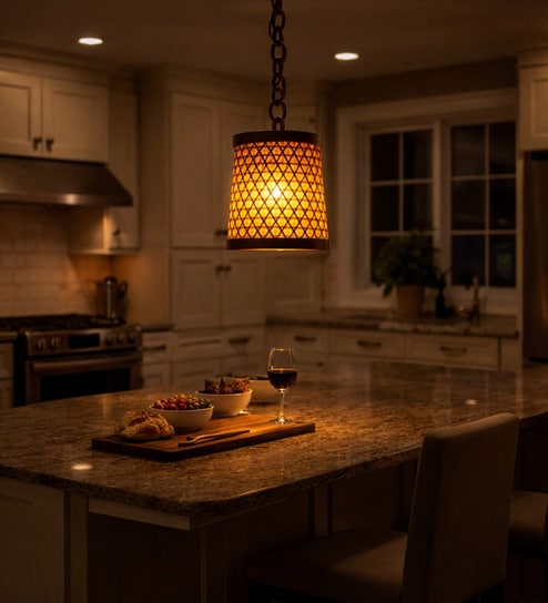 Handcrafted Bamboo Pendant Lamp