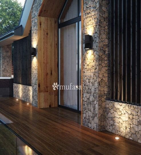 Weatherproof 6 Watts Up & Down Warm White LED Outdoor Wall Light