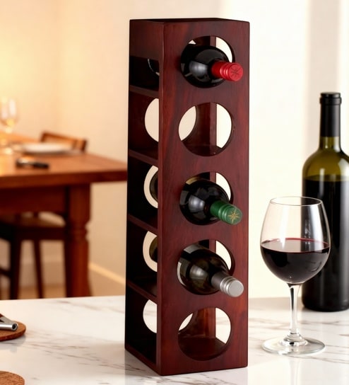 Wembley Wine Rack In Honey Finish