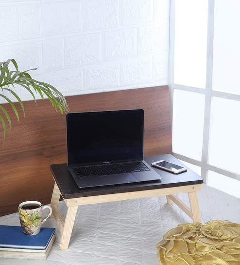 Westport Solid Wood Portable Table in Coffee Brown Finish