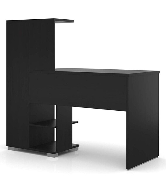 Buy Wesley Study Table in Wenge Finish by Forzza Online Modern