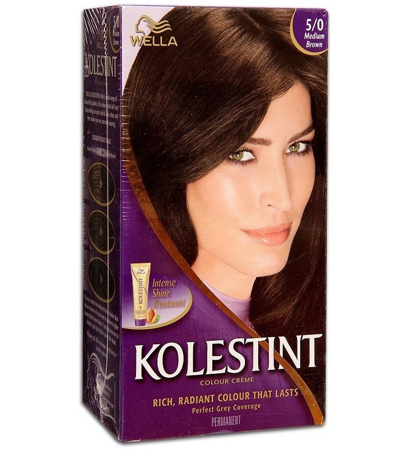 Buy Wella Kolestint Hair Color Cream Medium Brown Shade No 5 0