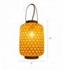 Bamboo Handicraft Hanging Lampshade   Pendant Style (20x20x33 cm)