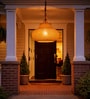 Handcrafted Woven Pendant Light   Amber Glow