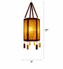 Handcrafted Bamboo Hanging Lantern   Hexagonal Design