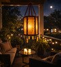 Handcrafted Bamboo Hanging Lantern   Hexagonal Design
