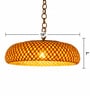 BHandcrafted Bamboo Pendant Lamp   Wide Lattice Design