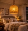 Handcrafted Bamboo Pendant Lamp   Woven Design