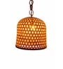 Handcrafted Bamboo Pendant Lamp   Woven Design